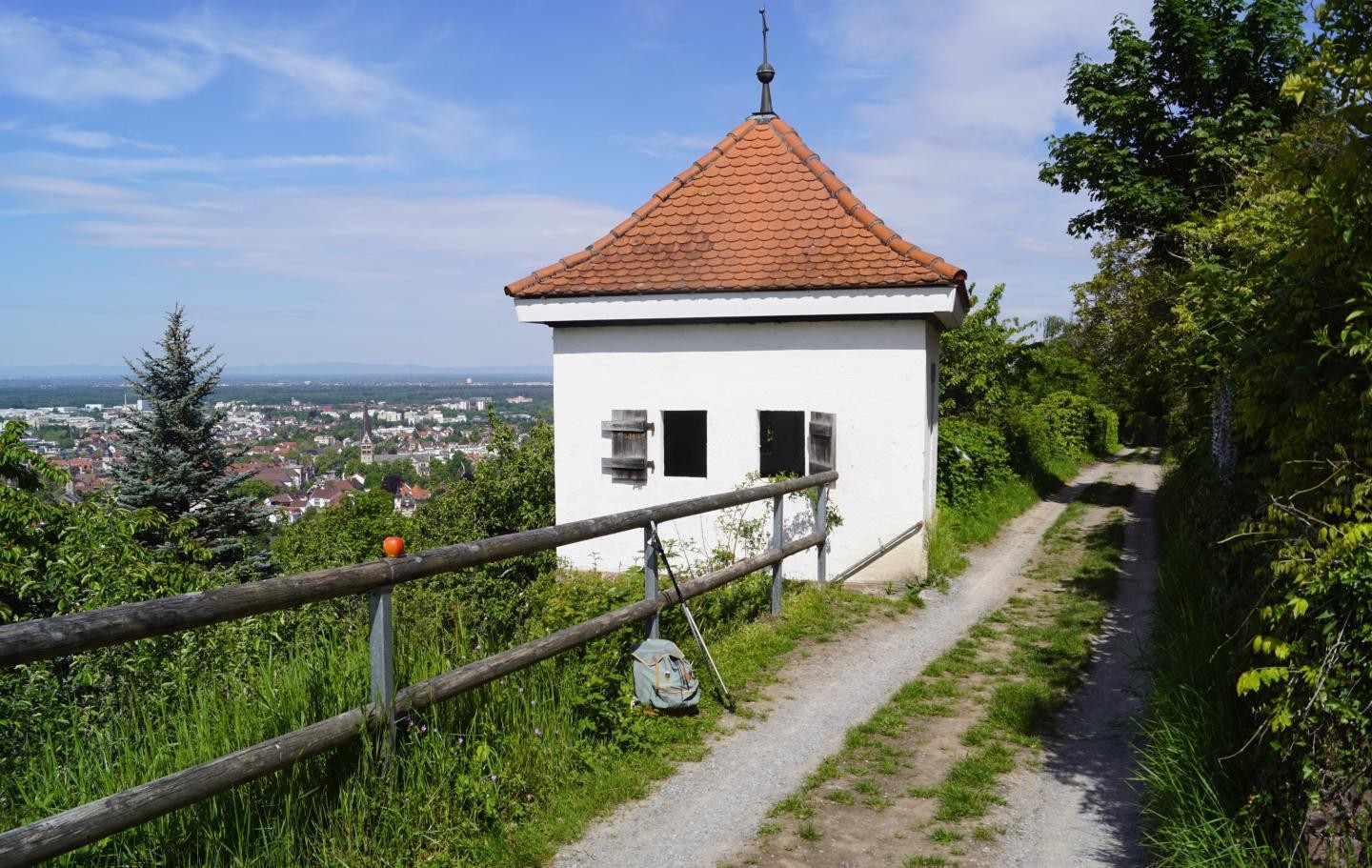 Weißes Häusle auf dem Panoramaweg