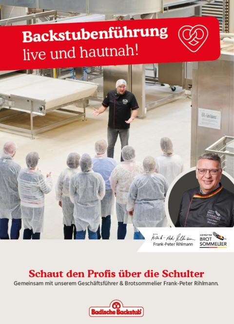 Backstubenführung Backstubenführung