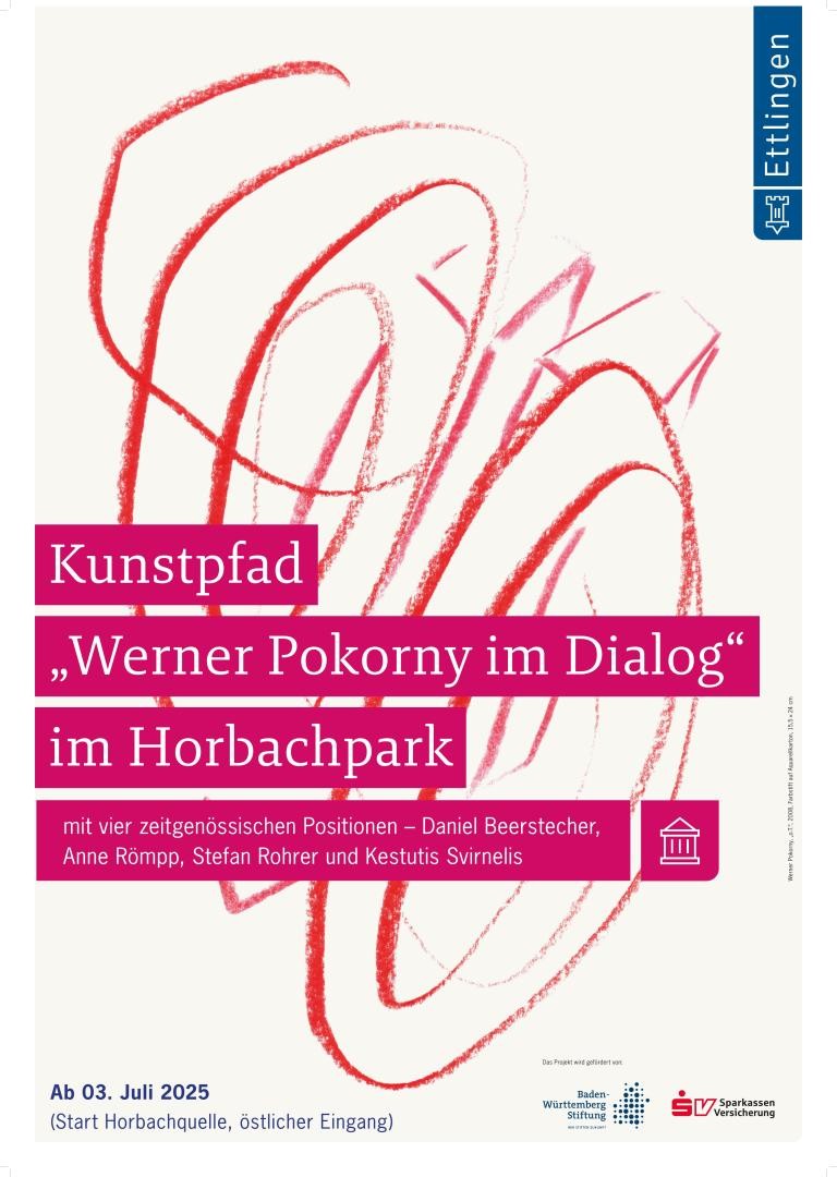 Plakat Kunstpfad im Horbachpark