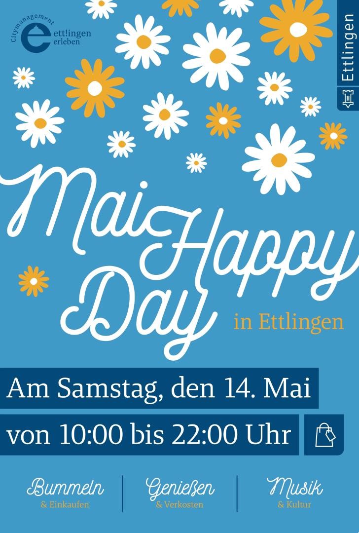 Abbildung des Veranstaltungsplakates zum Mai Happy Day