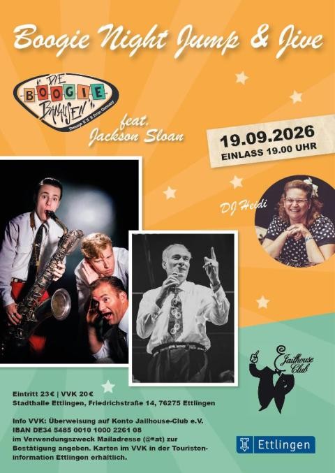 Boogie Night Jump & Jive 2026, Jailhouse Club Boogie Night Jump & Jive 2026, Jailhouse Club