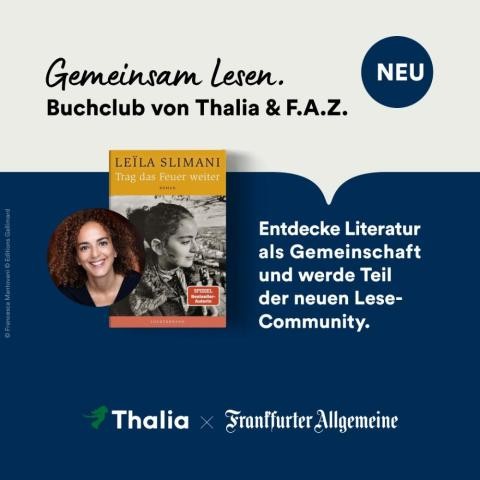 Gemeinsam lesen, Leila Slimani - Trag das Feuer weiter Gemeinsam lesen, Leila Slimani - Trag das Feuer weiter