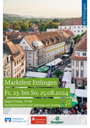 Gemütliches Beisammensein auf dem Ettlinger Marktfest