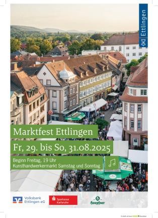 Gemütliches Beisammensein auf dem Ettlinger Marktfest