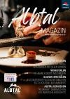 Das Bild zeigt das Cover des Albtal Magazins. Darauf zu sehen sind Hände die vermutlich von einem KoKoch, welcher Trüffel über ein Gericht auf einem Teller hobelt.