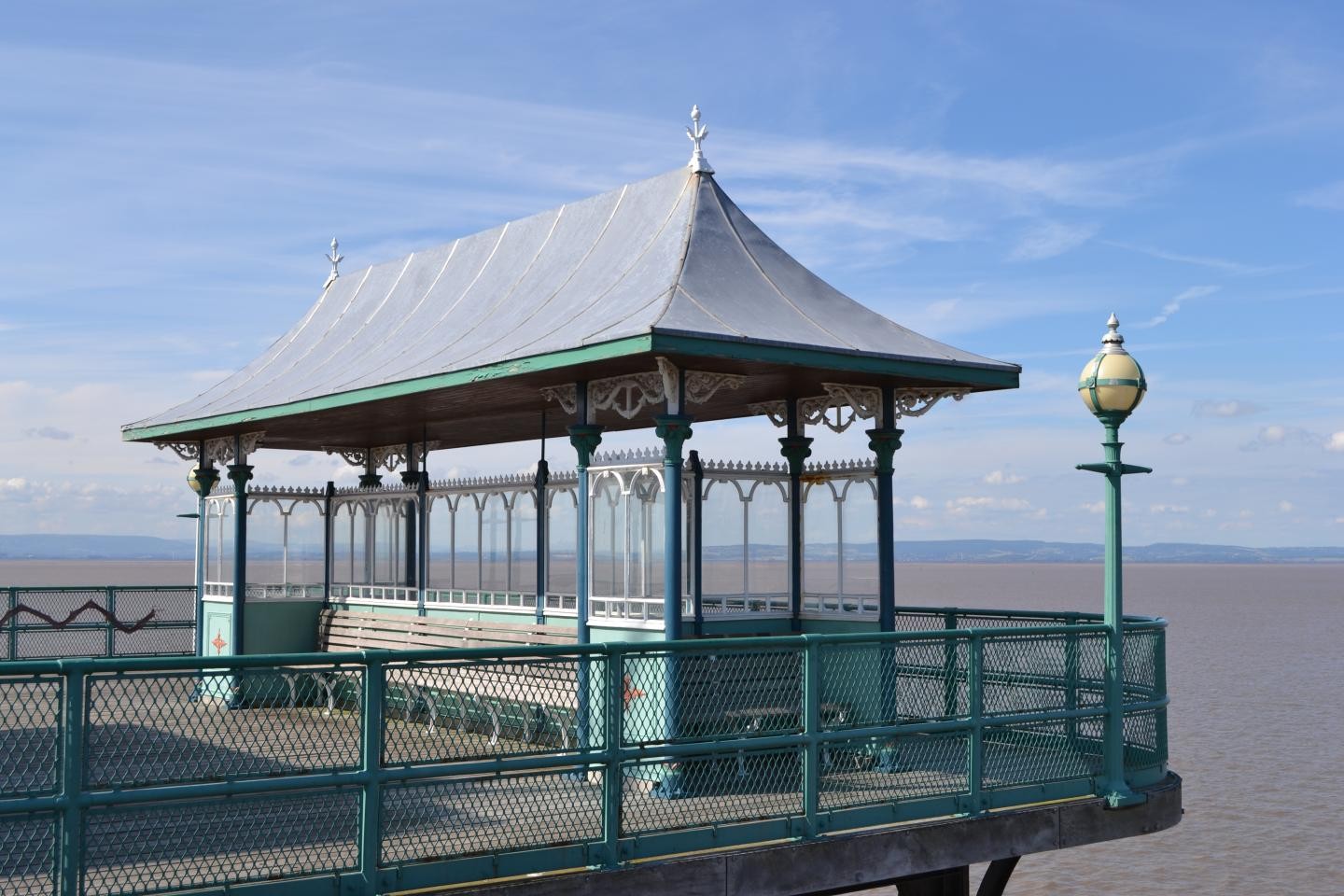 Pavillion auf Pier