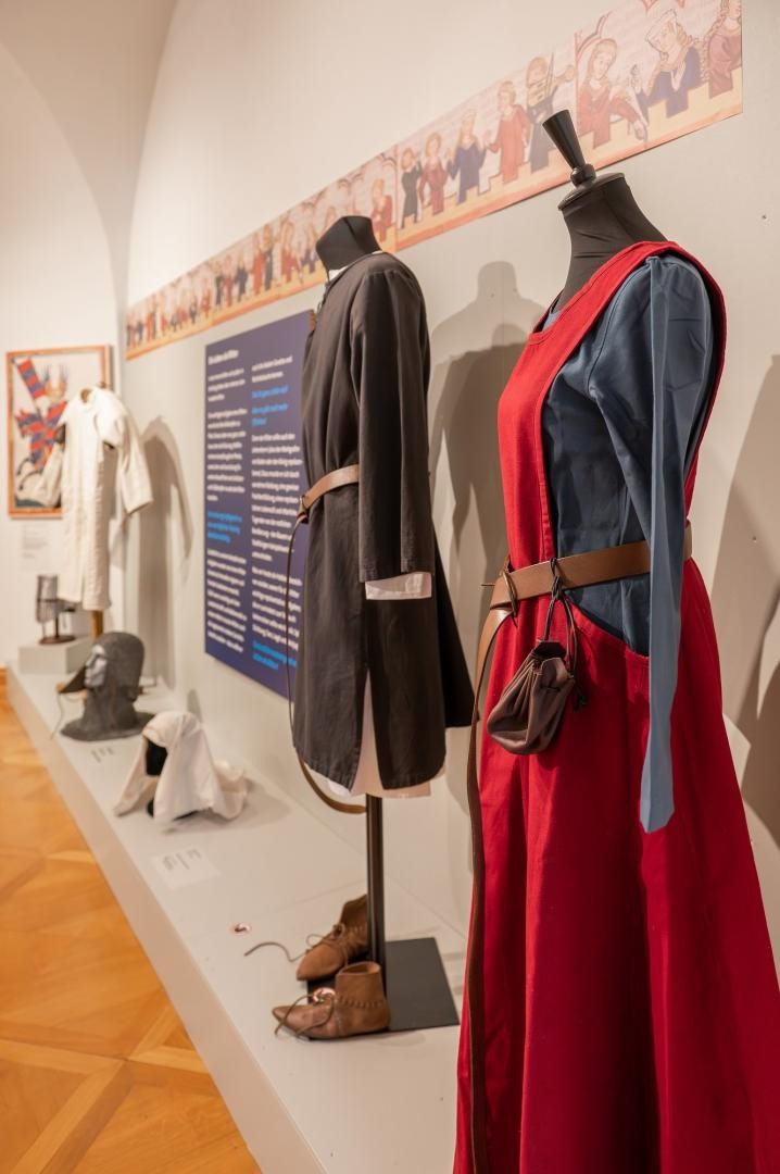 Kleidung im Mittelalter aus der Ausstellung