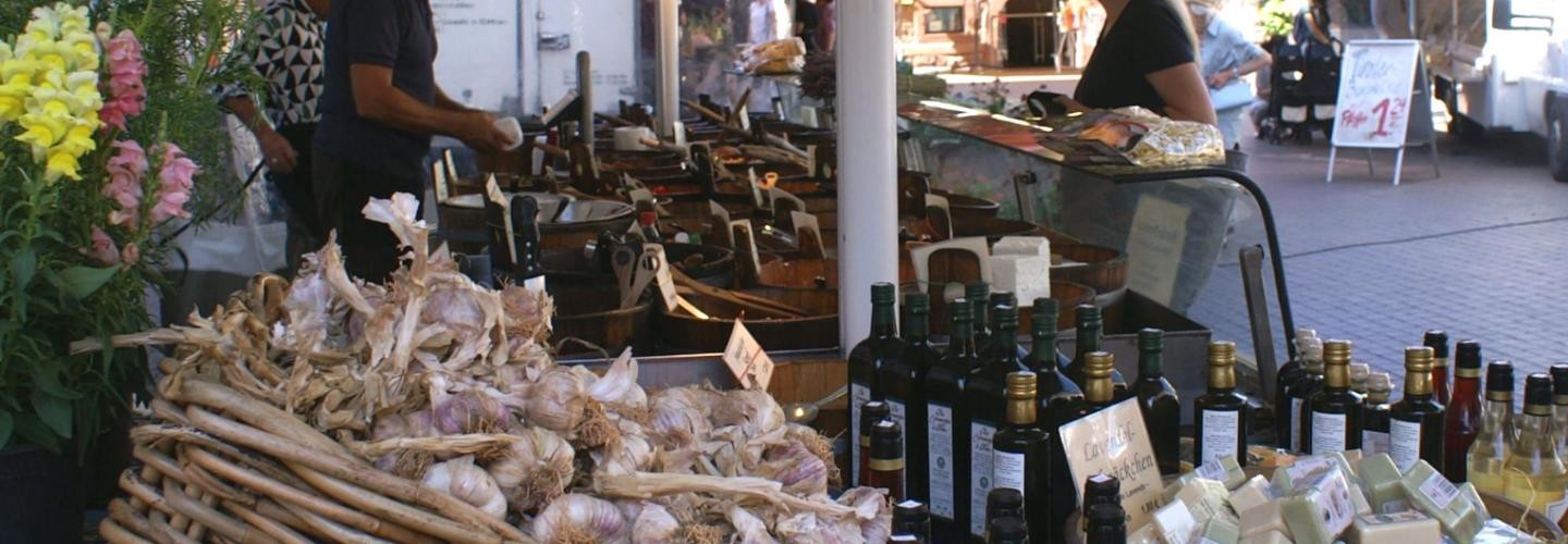 Epernay Blick von der Marne auf Epernay