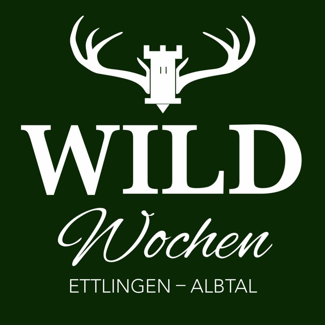 Bild mit dem Text Wild Wochen Ettlingen - Albtal und einem Hirschgeweih