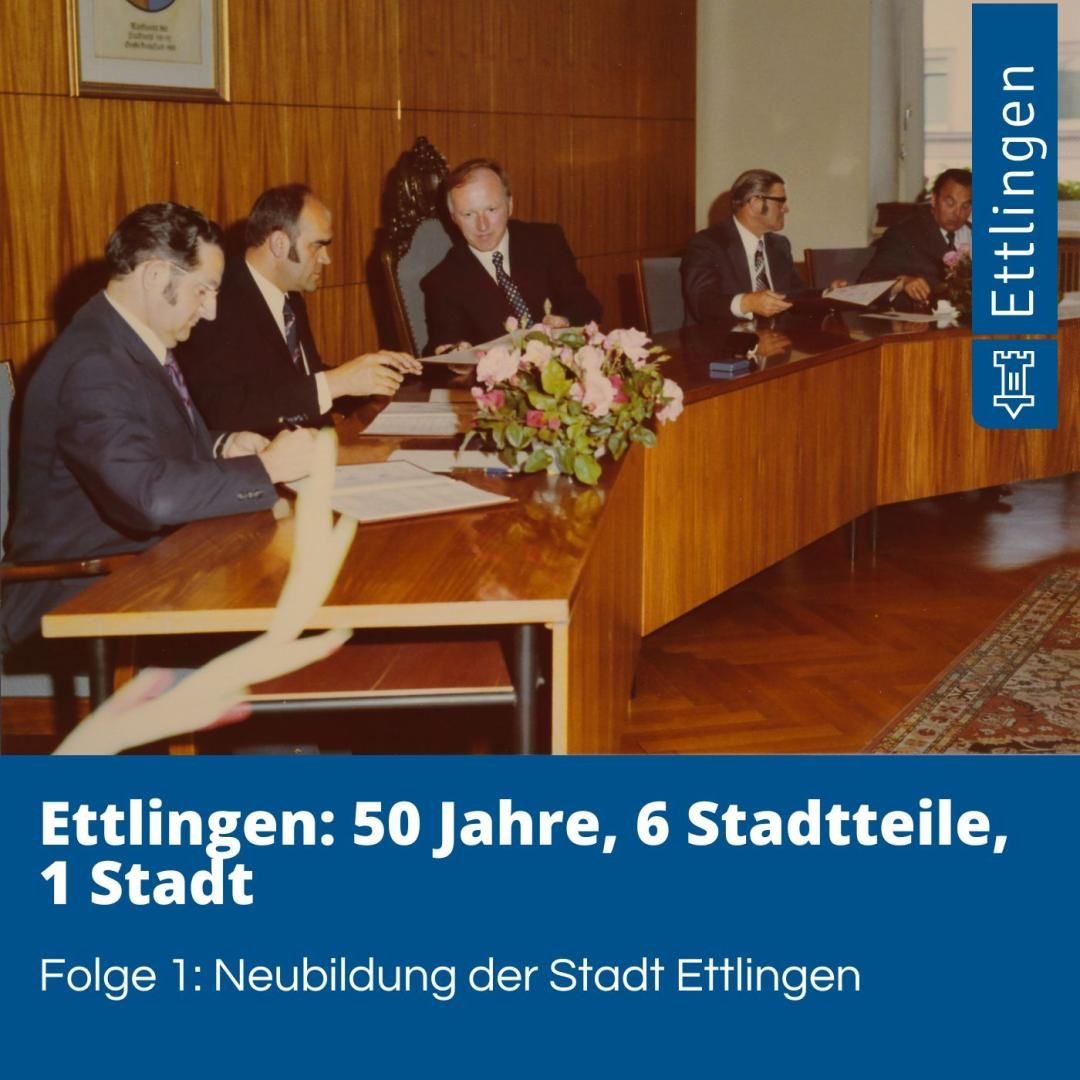 Podcast-Cover für Folge 1 Neubildung der Stadt Ettlingen