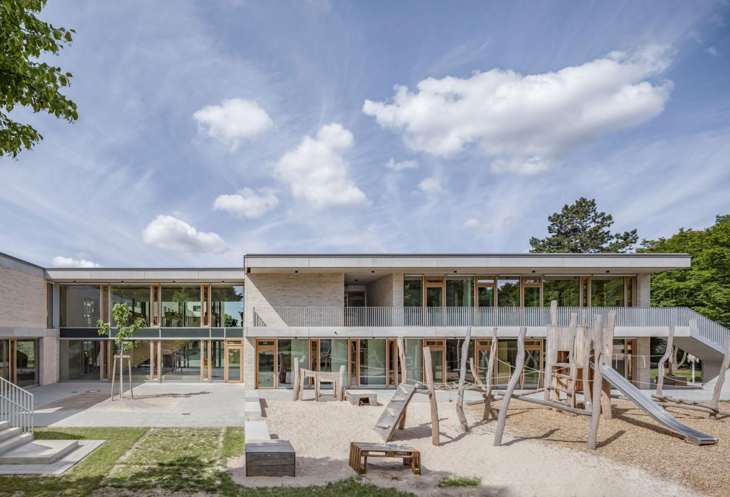 Kita Weitblick Der Innenhof des Kitas Weitblick