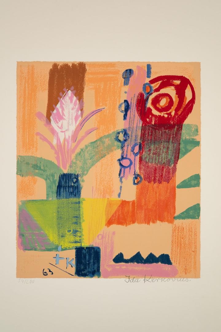 Blumenstock von Ida Kerkovius