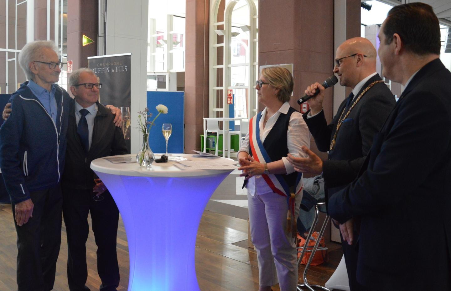 Dank an die Erfahrenen der Städtepartnerschaft