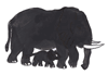 Tiersymbol Spielplatz Elefant