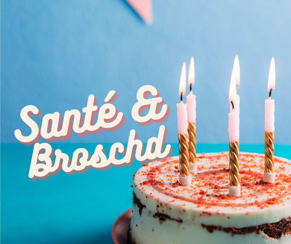 Cover des Podcast "Santé und Broschd" des Stadtarchivs Ettlingen