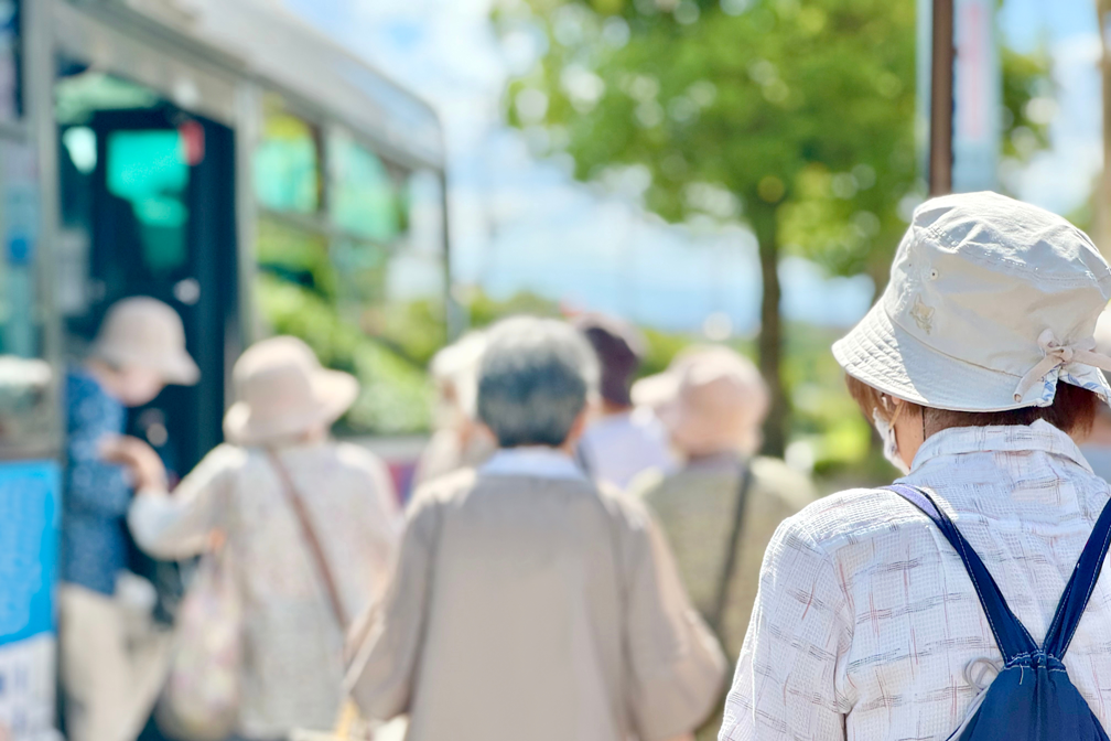 Eltern mit Kindern auf Fahrrädern in einem Ettlinger Waldgebiet