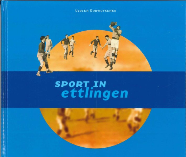 Farbiges Buchcover der Publikation Sport in Ettlingen