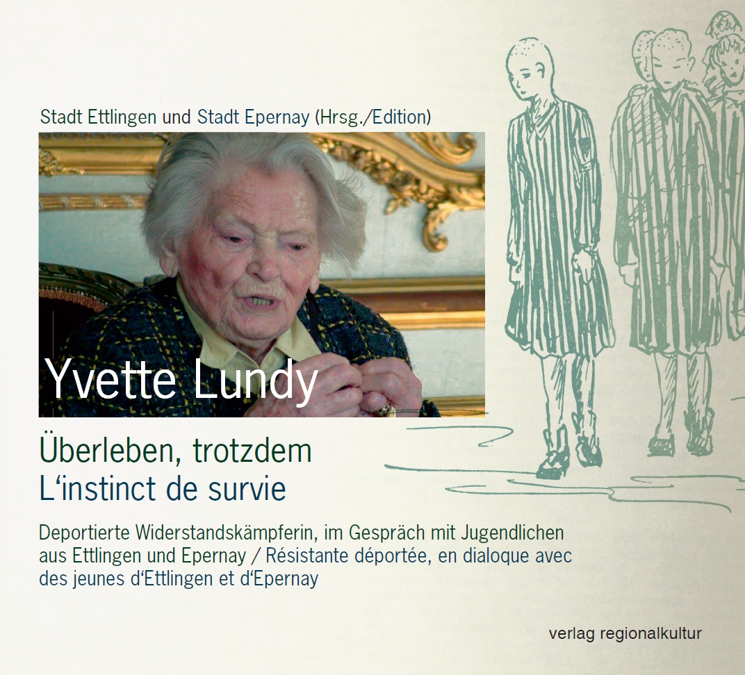Farbiges Buchcover des Titels Überleben, trotzdem! - L´instinc de survie!