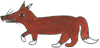 Tiersymbol Spielplatz Fuchs