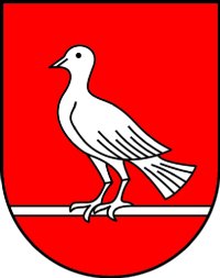 Wappen Bruchhausen: In Rot auf einem durchgehenden silbernen Ast 
