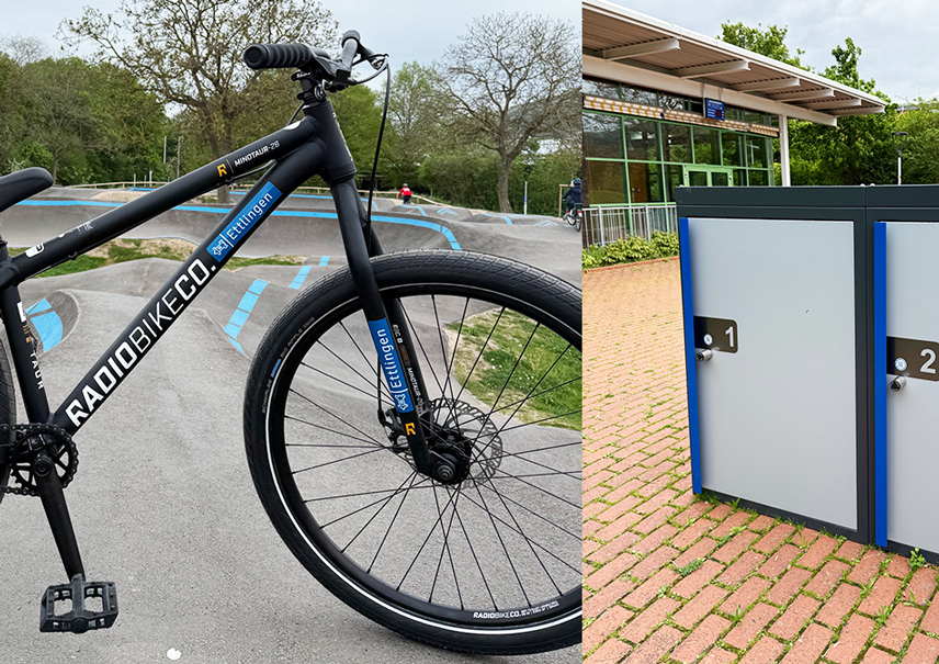 Miet-Bike für den Pumptrack im Horbachpark und Mietboxen