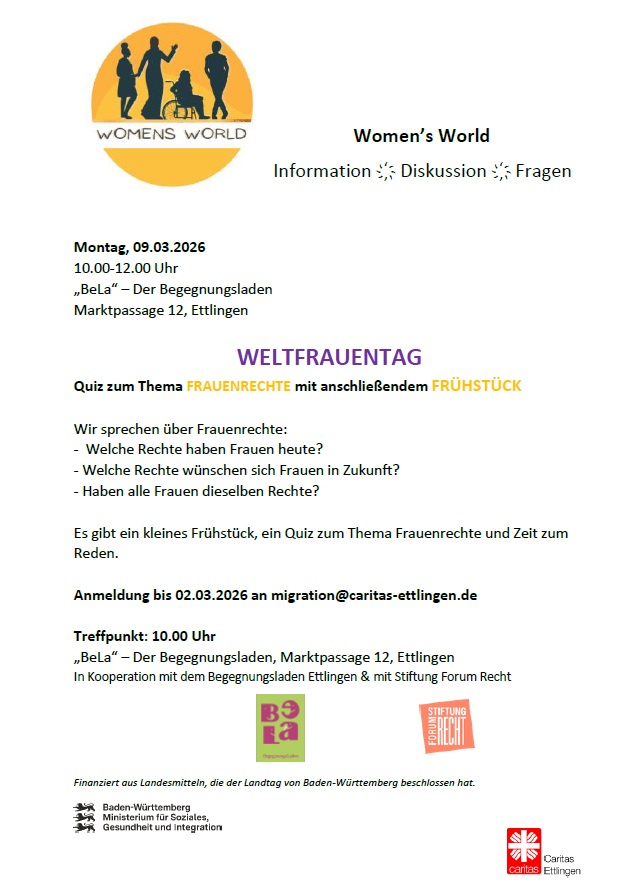 Fyer zum Frauenfrühstück 9. März